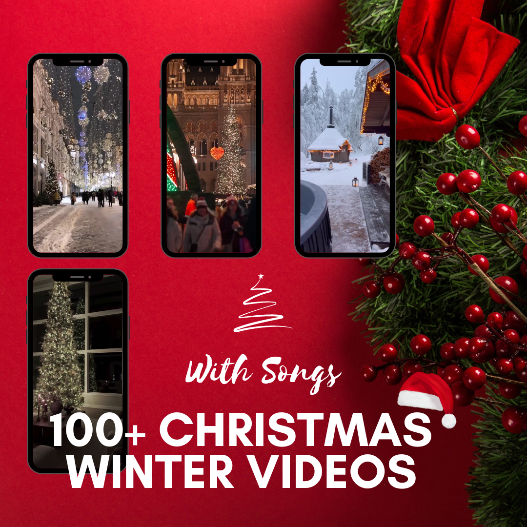 100+ Christmas Winter Videos