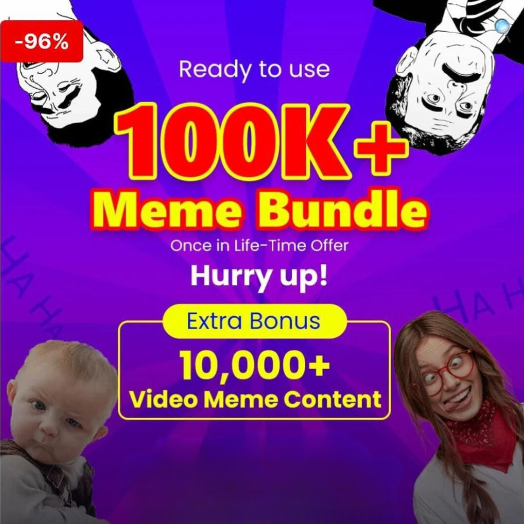 100k+ VIRAL MEME BUNDLE