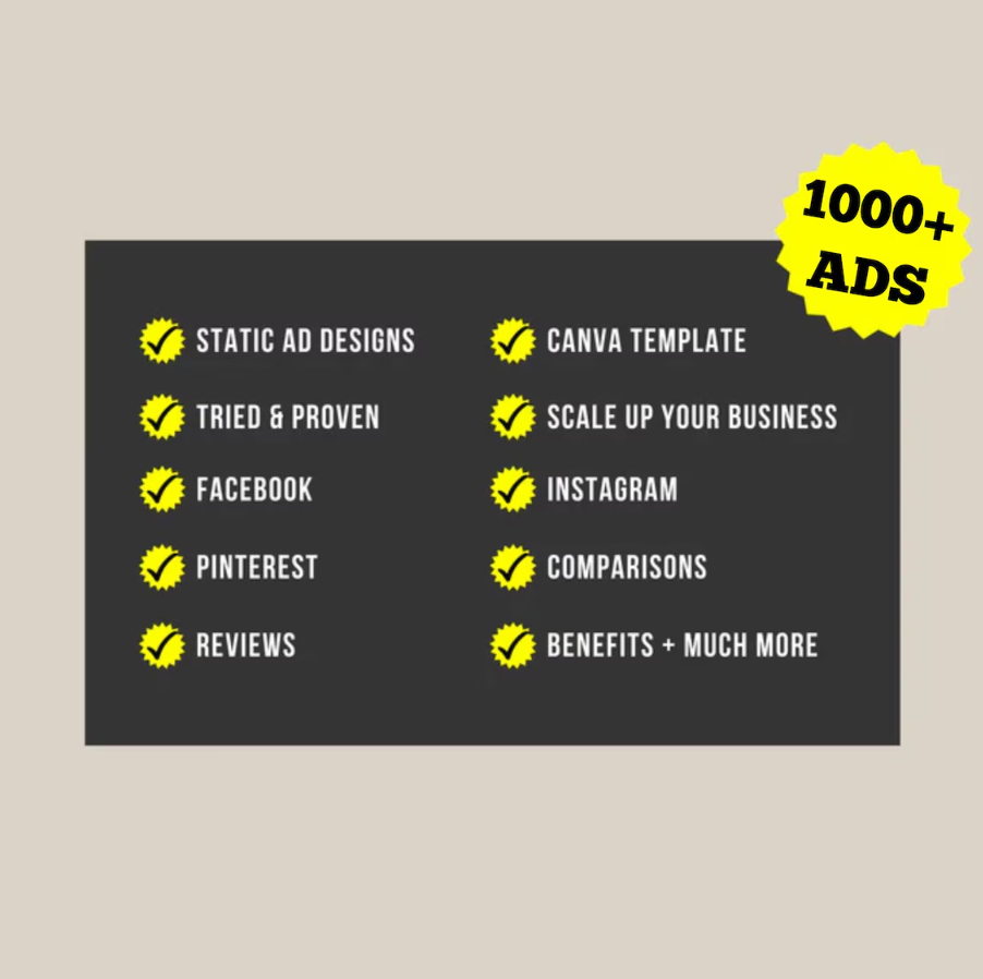 1600+ Tested Canva AD Templates