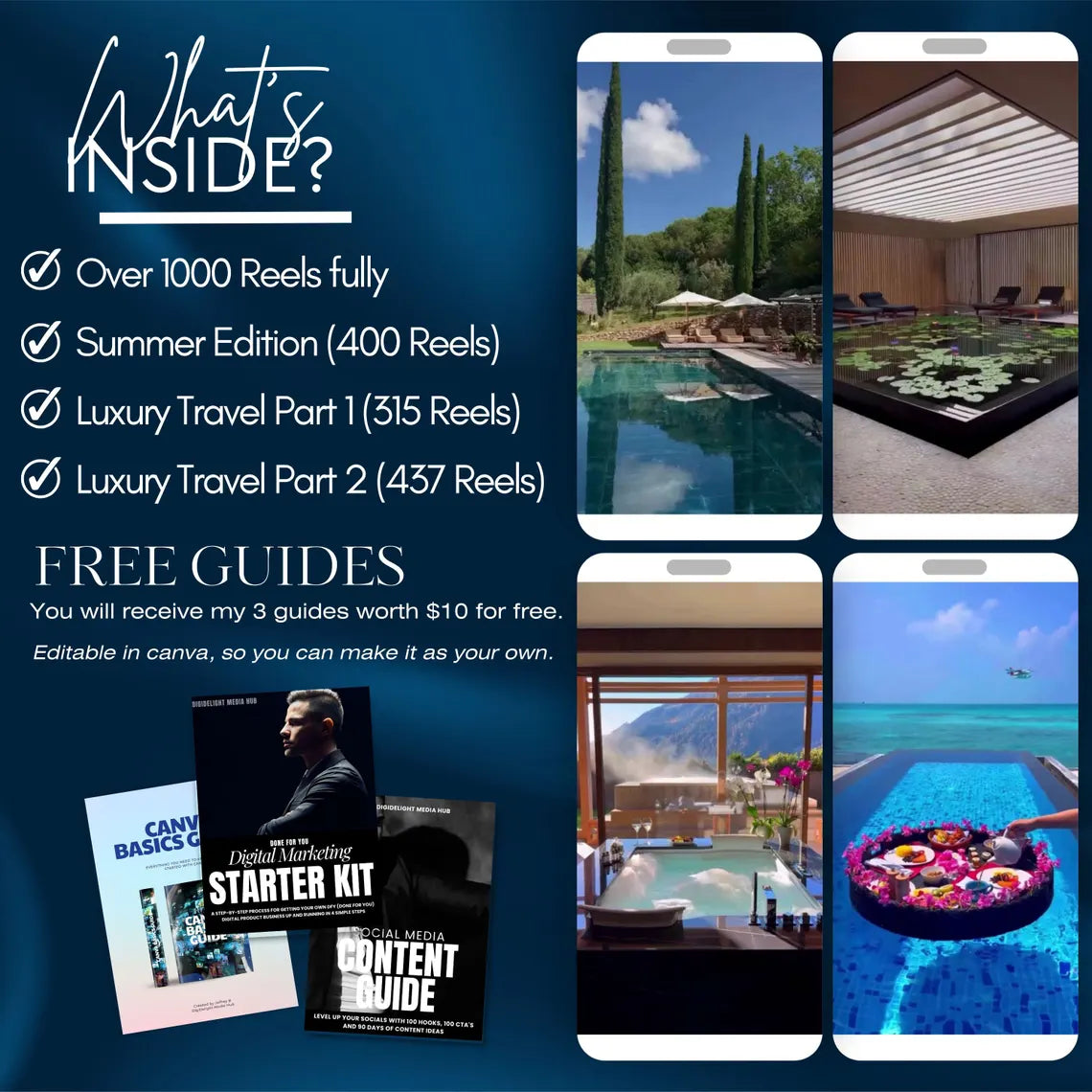 1100 Travel Reels - Vacation Summer Luxury