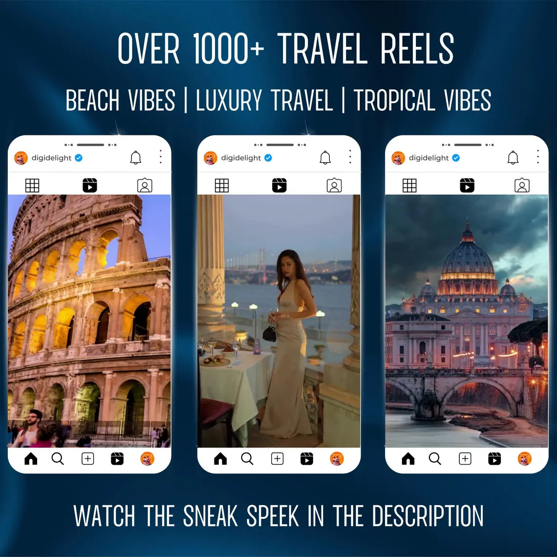 1100 Travel Reels - Vacation Summer Luxury