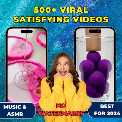 Over 500 Satisfying VIRAL VIDEOS for TikTok, Instagram, YouTube, and Beyond!