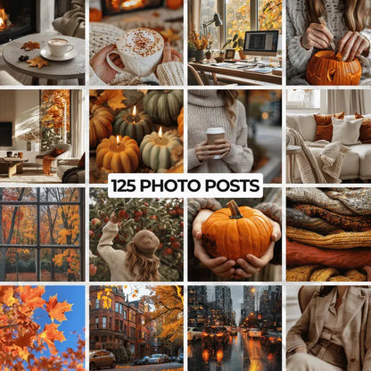 250 Autumn Photos + Reels with Hooks