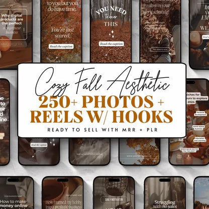 250 Autumn Photos + Reels with Hooks